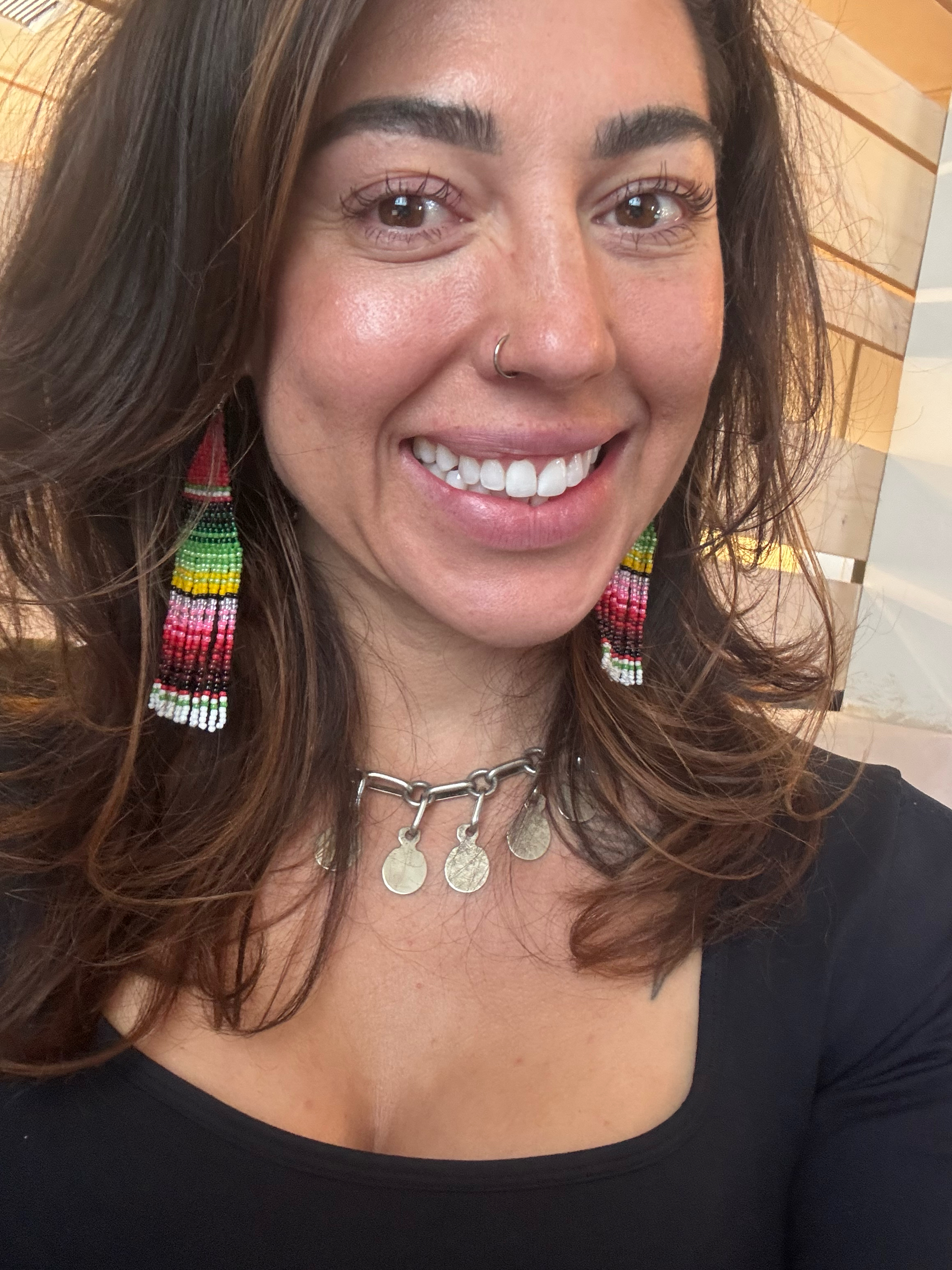 Cecilia, real Desert Rose Retreat client showing bright white smile after teeth whitening in Prescott AZ